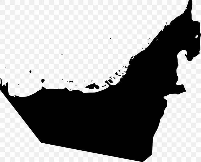 Dubai Vector Map, PNG, 981x790px, Dubai, Black, Black And White, Blank Map, Carnivoran Download Free