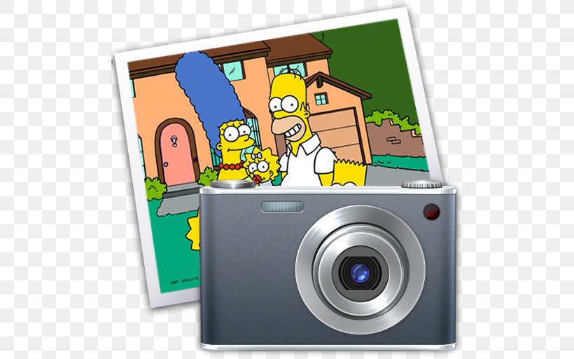 Film Camera Cameras & Optics, PNG, 512x512px, Grampa Simpson, Camera, Cameras Optics, Film Camera, Garageband Download Free