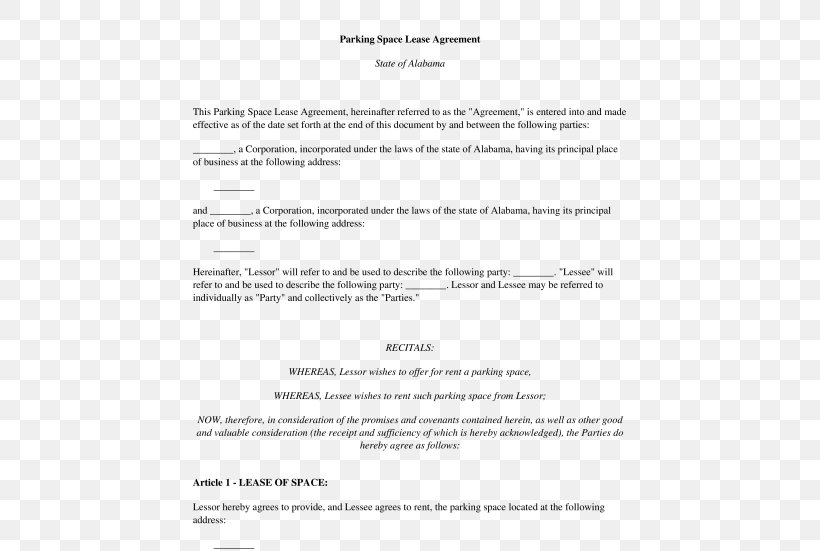 Rental Agreement Contract Car Park Lease Renting, PNG, 532x551px, Rental Agreement, Apartment, Area, Business Letter, Car Park Download Free