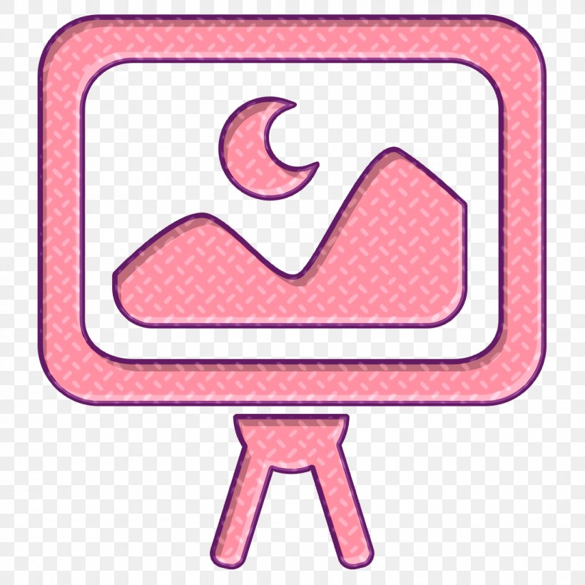 Pink Line Material Property, PNG, 1090x1090px, Creative Icon, Gallery Icon, Material Property, Media Icon, Multimedia Icon Download Free