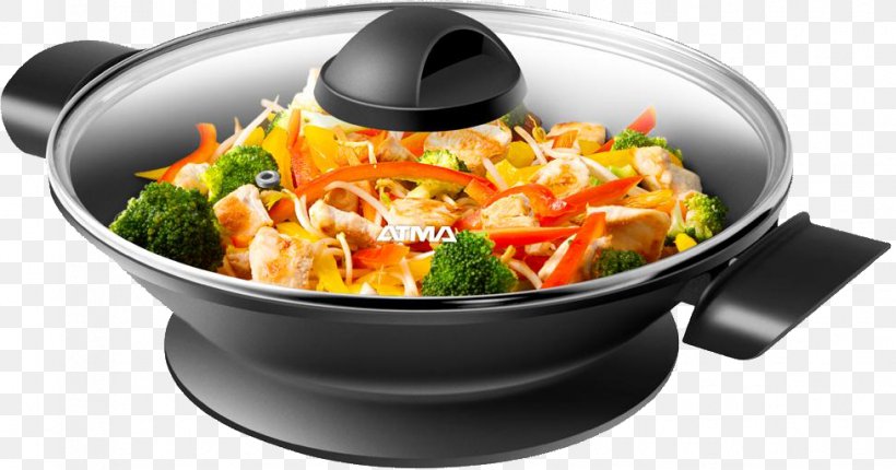 Wok Barbecue Frying Pan Electric Stove Convection Oven, PNG, 977x513px, Wok, Asian Food, Barbecue, Blender, Convection Oven Download Free