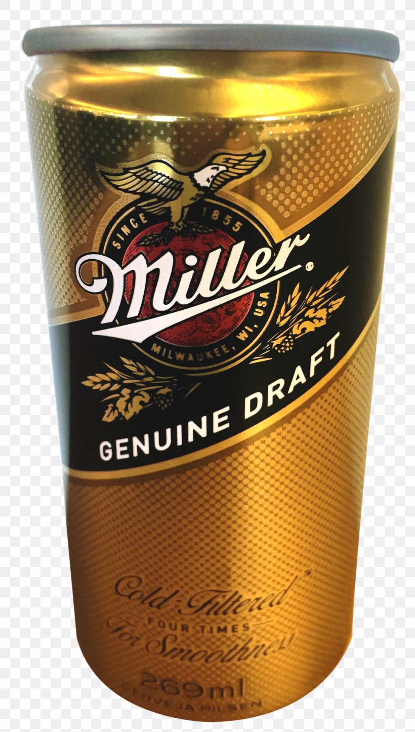 Beer Miller Brewing Company Budweiser Beverage Can Miller Genuine Draft, PNG, 1493x2634px, Beer, Advertising, Aluminum Can, Beer Brewing Grains Malts, Beverage Can Download Free