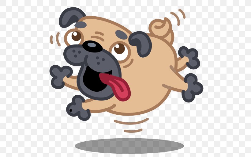 Pug Veterinarian Pet Emoticon, PNG, 512x512px, Pug, Carnivoran, Cartoon, Dog, Dog Like Mammal Download Free