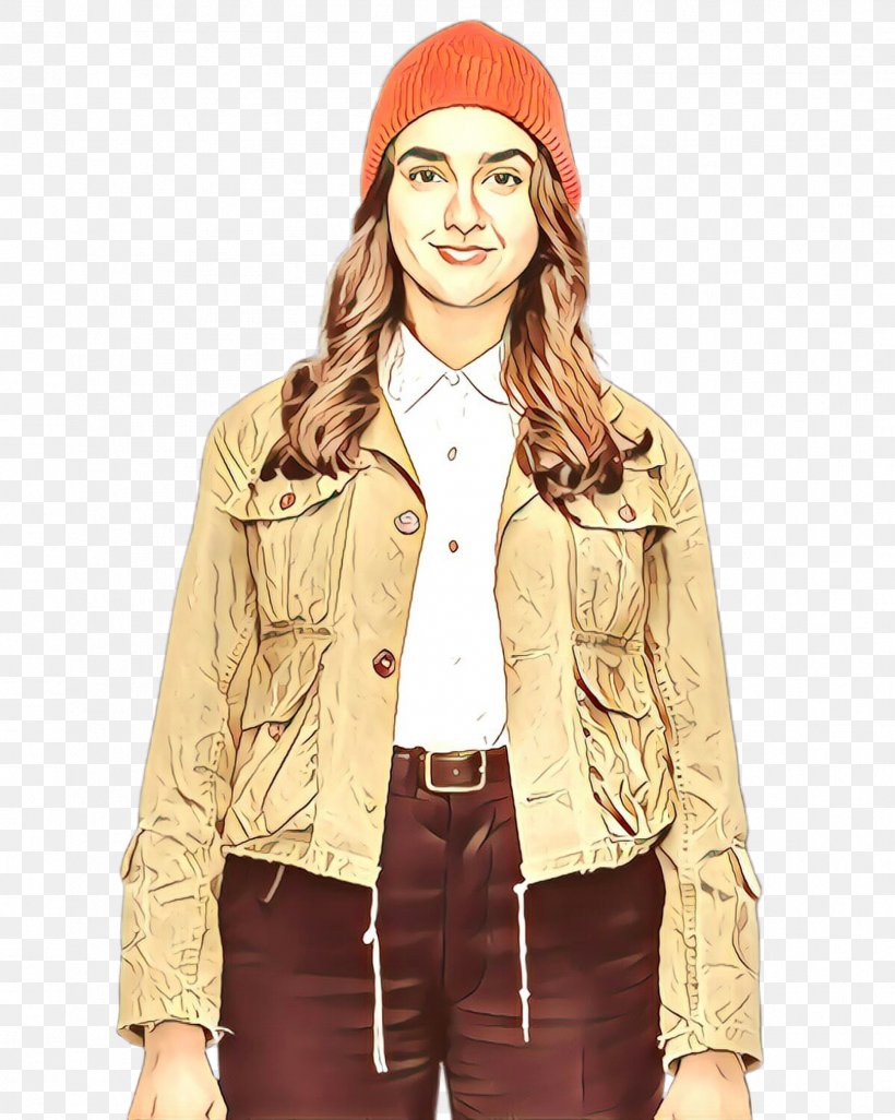 Clothing Jacket Outerwear Sleeve Khaki, PNG, 1787x2236px, Cartoon, Beanie, Beige, Cap, Clothing Download Free