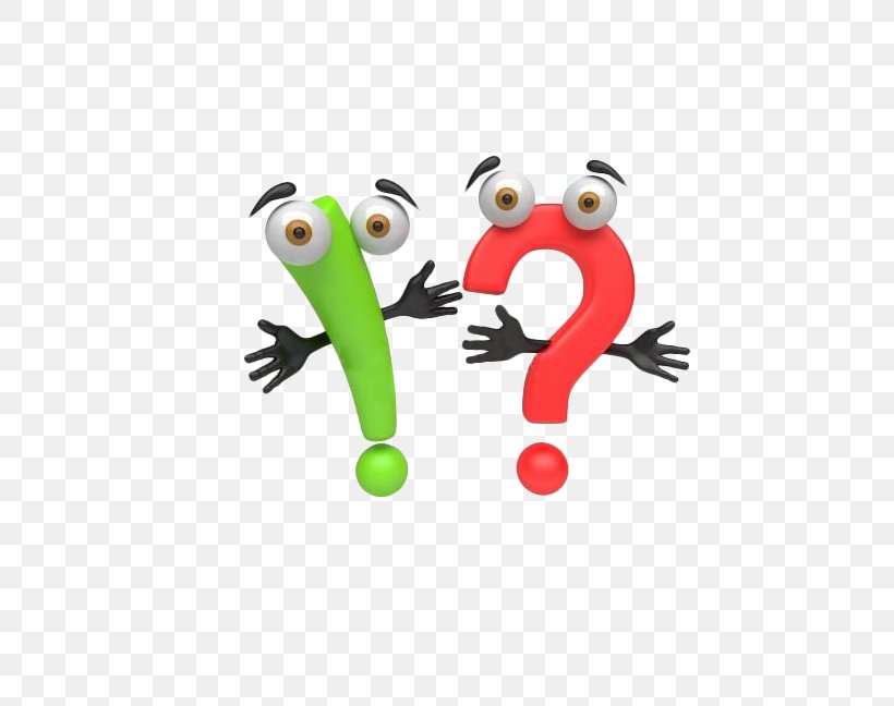 Exclamation Mark Cartoon Question Mark Animation, PNG, 648x648px, Exclamation Mark, Amphibian, Animation, Cartoon, Drawing Download Free