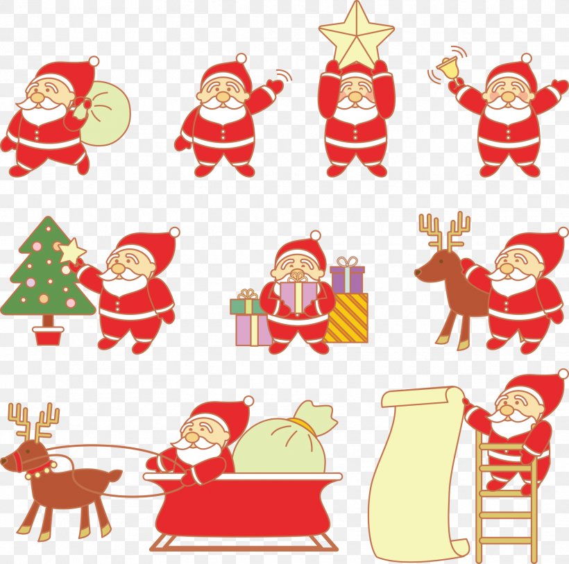 Santa Claus Christmas Ornament Clip Art, PNG, 1775x1762px, Santa Claus, Area, Artwork, Christmas, Christmas Decoration Download Free