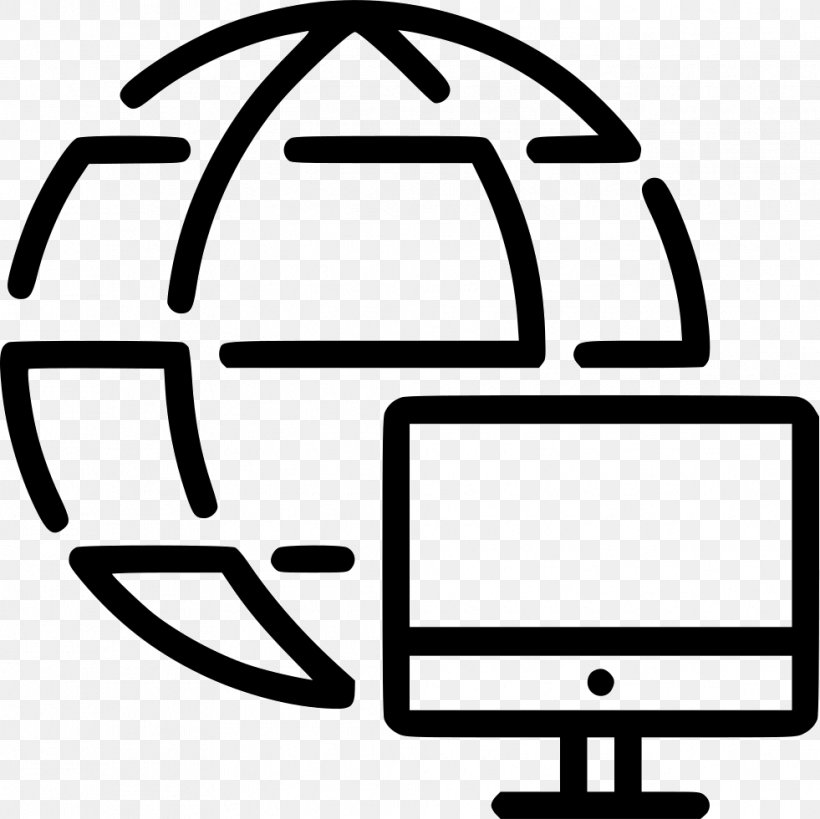 internet clipart black and white