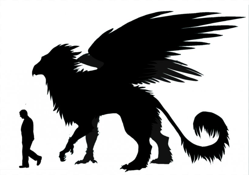 Griffin Silhouette Art Clip Art, PNG, 900x635px, Griffin, Art, Beak, Bird, Bird Of Prey Download Free