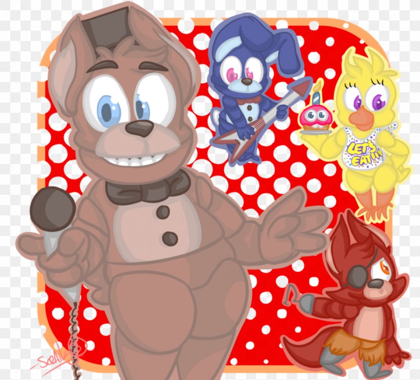 FNaF World Five Nights At Freddy's Art Animatronics, PNG, 940x850px, Watercolor, Cartoon, Flower, Frame, Heart Download Free