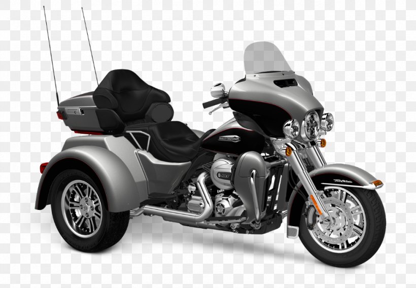 Harley-Davidson Tri Glide Ultra Classic Motorcycle Wheel Motorized Tricycle, PNG, 973x675px, Harleydavidson, Automotive Wheel System, Black River Falls, Cruiser, Hardware Download Free