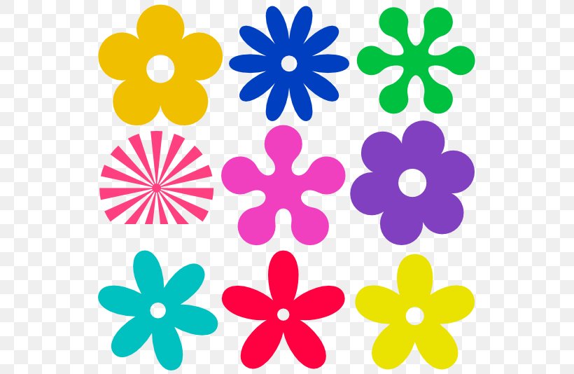 1960s Flower Retro Style Clip Art, PNG, 555x534px, Flower, Blue, Bud, Color, Drawing Download Free