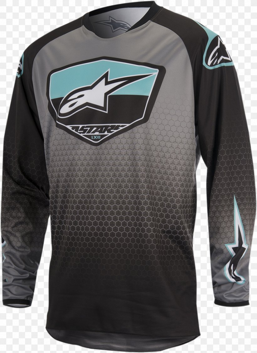 Jersey Alpinestars Clothing Motocross Factory Outlet Shop, PNG, 873x1200px, Jersey, Active Shirt, Alpinestars, Black, Boot Download Free