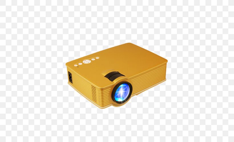 LCD Projector Video Projector High-definition Television, PNG, 500x500px, Lcd Projector, Czerwone Zu0142oto, Designer, Electronics Accessory, Highdefinition Television Download Free
