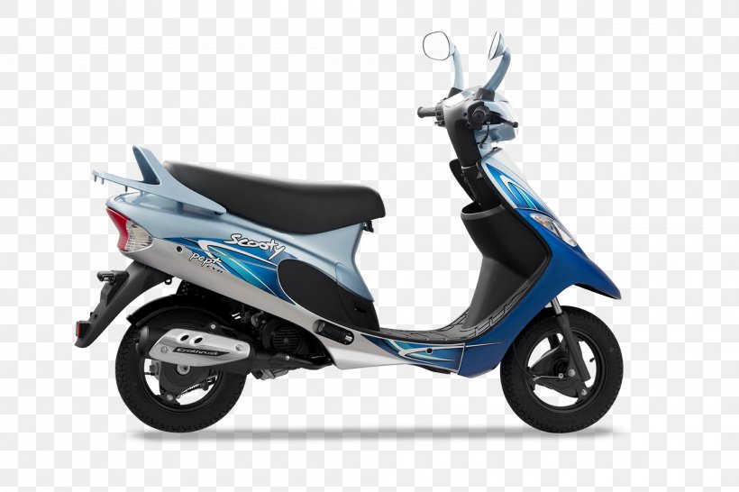 Scooter TVS Scooty TVS Motor Company Car Motorcycle, PNG, 2000x1334px, Scooter, Automatic Transmission, Bicycle, Car, Color Download Free