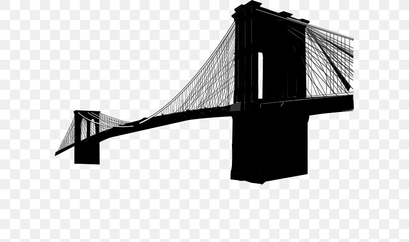 Brooklyn Bridge Clip Art Mackinac Bridge Queensboro Bridge, PNG, 600x486px, Brooklyn Bridge, Arch Bridge, Automotive Exterior, Black, Black And White Download Free