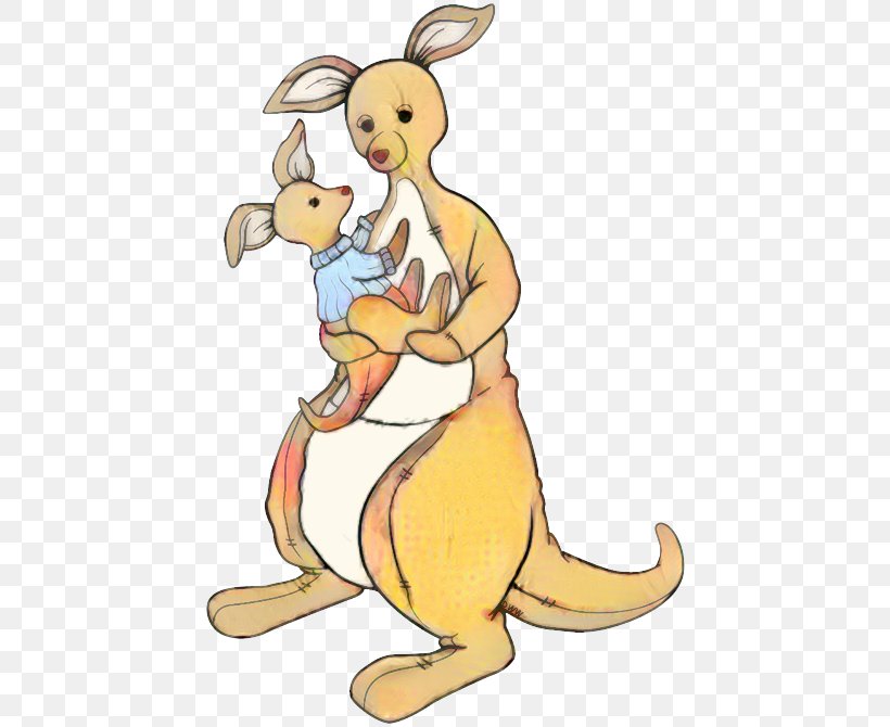 Domestic Rabbit Hare Macropods Kangaroo Clip Art, PNG, 446x670px, Domestic Rabbit, Animal Figure, Art, Cartoon, Fauna Download Free