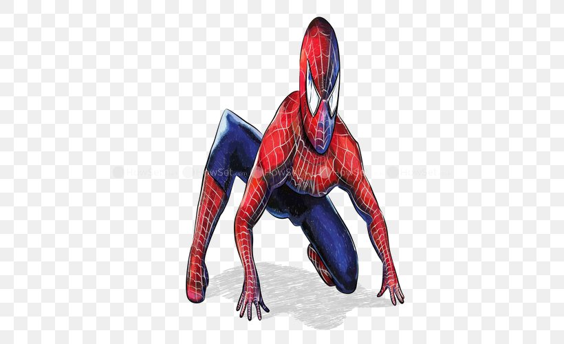 Spider-Man Paper Superhero Drawing, PNG, 500x500px, 3d Computer Graphics, Spiderman, Drawing, Eye, Fictional Character Download Free