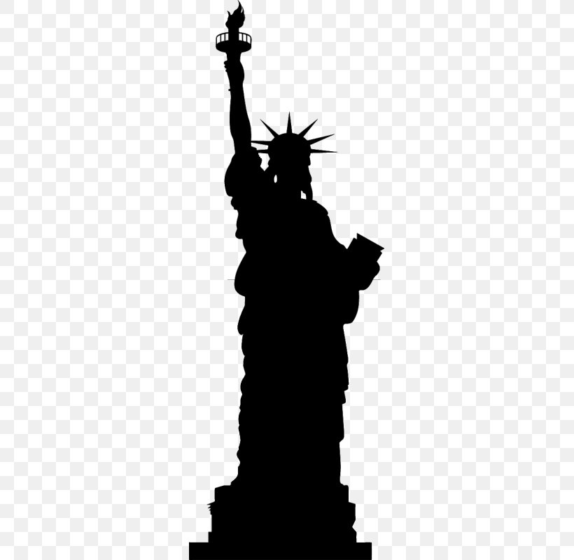 Statue Of Liberty Royalty-free, PNG, 800x800px, Statue Of Liberty, Black And White, Drawing, Landmark, Liberty Island Download Free
