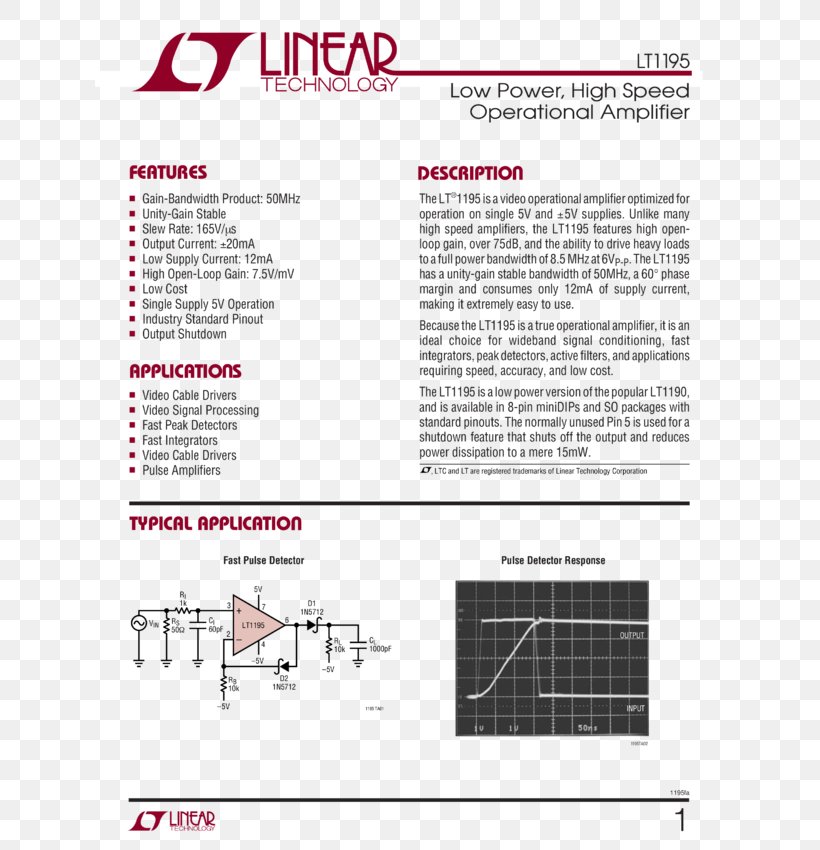 Datasheet Linear Technology Low-dropout Regulator Operational Amplifier Electronics, PNG, 657x850px, Datasheet, Analog Devices, Area, Brochure, Data Download Free