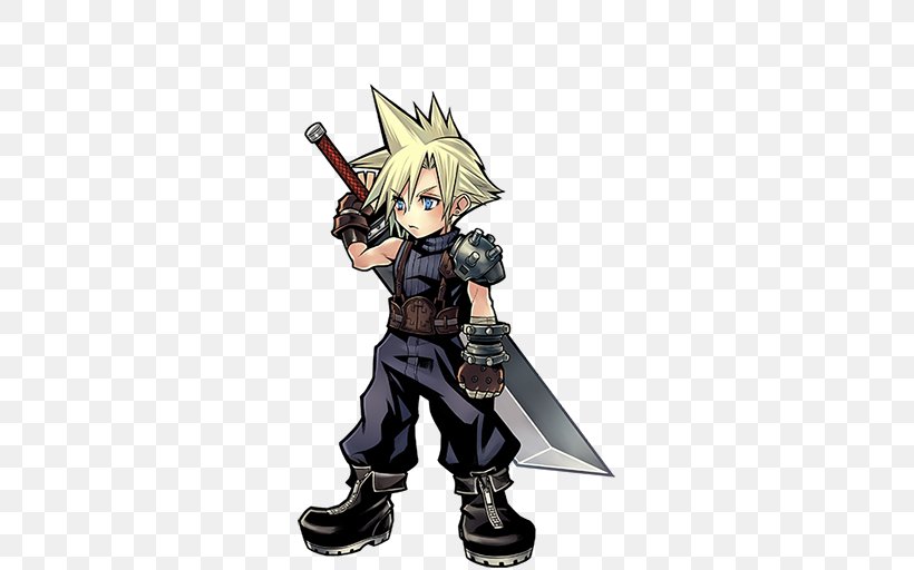 Dissidia Final Fantasy NT Cloud Strife Dissidia Final Fantasy: Opera Omnia Dissidia 012 Final Fantasy, PNG, 512x512px, Watercolor, Cartoon, Flower, Frame, Heart Download Free