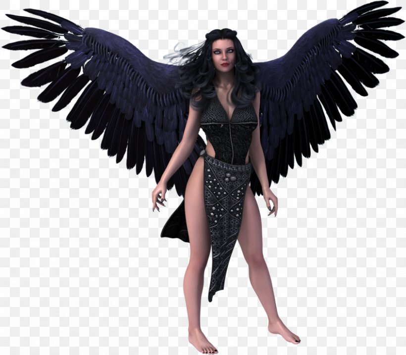 Download Clip Art, PNG, 845x739px, 3d Computer Graphics, Angel, Black And White, Costume, Feather Download Free