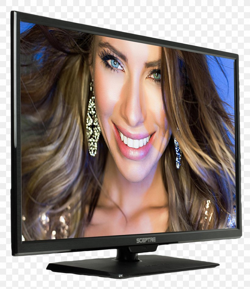 High-definition Television LED-backlit LCD 1080p Flat Panel Display HDMI, PNG, 1005x1161px, 4k Resolution, Highdefinition Television, Advertising, Brown Hair, Computer Monitor Download Free