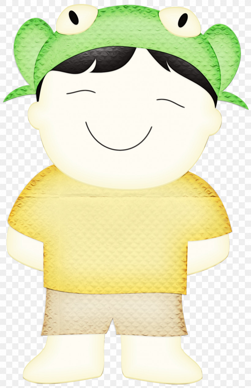 Cartoon Plush Character Mascot Green, PNG, 1319x2038px, Watercolor, Biology, Cartoon, Character, Green Download Free