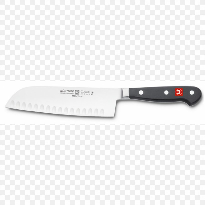 Chef's Knife Santoku Wüsthof Nakiri Bōchō, PNG, 1024x1024px, Knife, Beslistnl, Blade, Cold Weapon, Cutlery Download Free