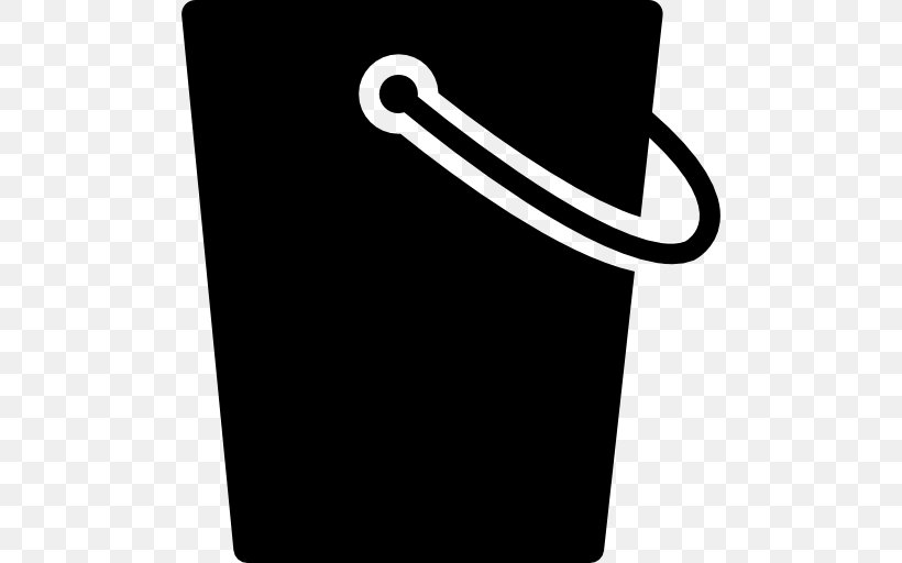 Bucket, PNG, 512x512px, Bucket, Black, Black And White, Logo, Paint Download Free