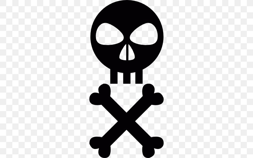 Human Skull Symbolism Sign Cross, PNG, 512x512px, Symbol, Black And White, Bone, Christian Cross, Cross Download Free