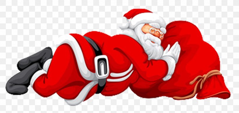 Santa Claus Christmas Cartoon Sleep Clip Art, PNG, 1792x847px, Santa Claus, Animation, Cartoon, Christmas, Christmas Ornament Download Free