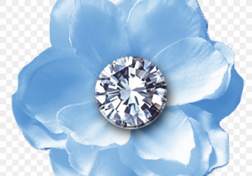 Blue Petal Scrapbooking Diamond Flower, PNG, 900x630px, Blue, Crystal, Cut Flowers, Diamond, Digital Scrapbooking Download Free