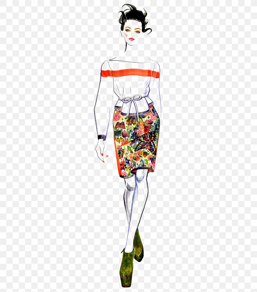 Chanel Fashion Illustration Runway Illustration, PNG, 564x930px, Chanel, Art, Coco Chanel, Costume Design, Drawing Download Free