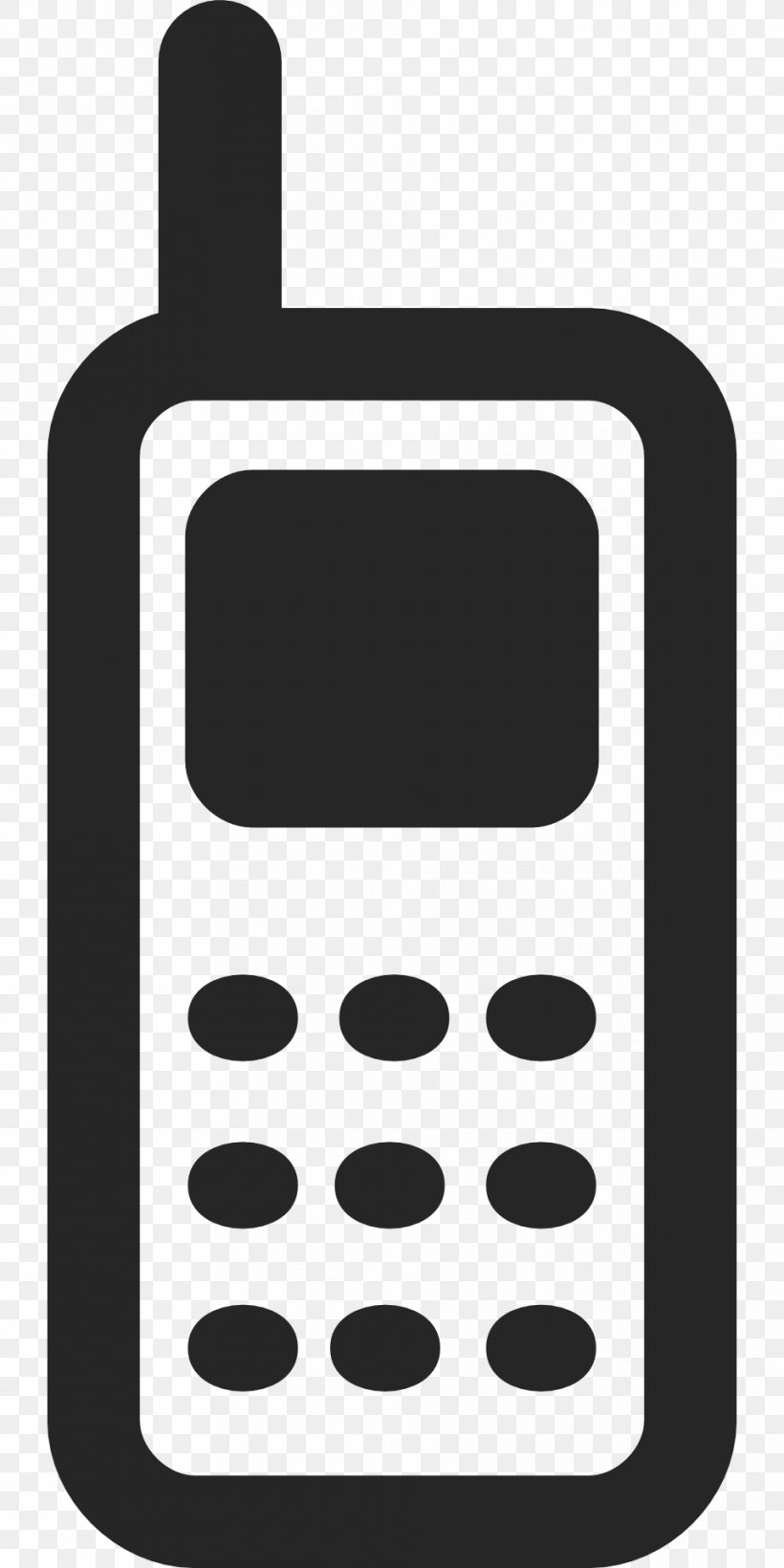 Clip Art Vector Graphics Smartphone, PNG, 960x1920px, Smartphone, Black, Black And White, Cellular Network, Communication Download Free
