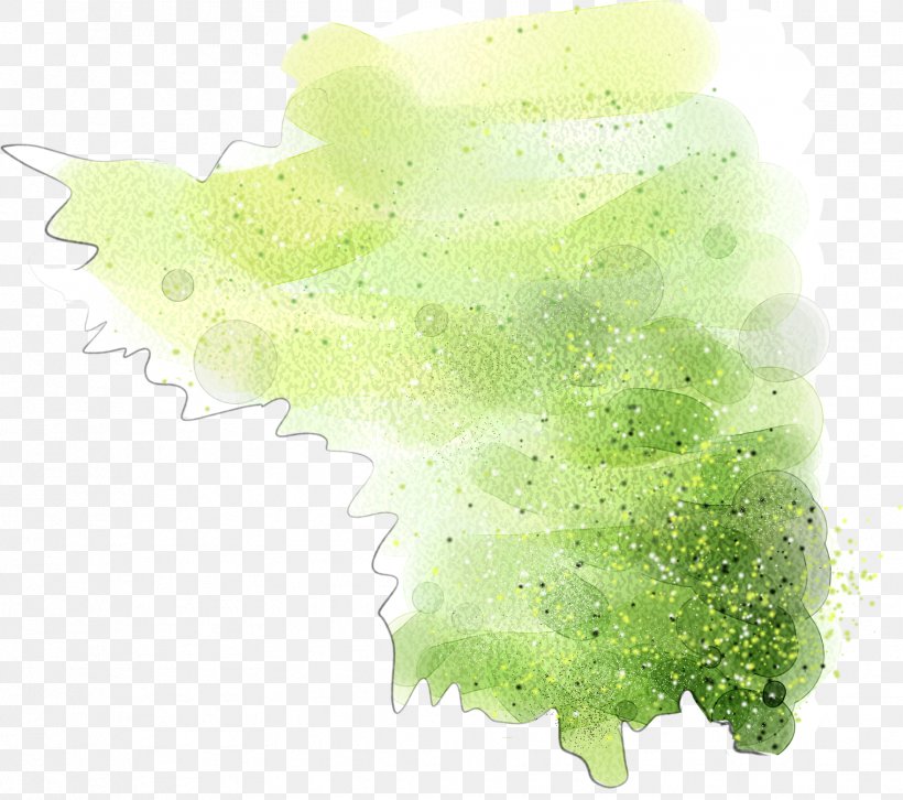 Green Watercolor Painting Drawing, PNG, 1761x1561px, Green, Animation, Cartoon, Color, Drawing Download Free