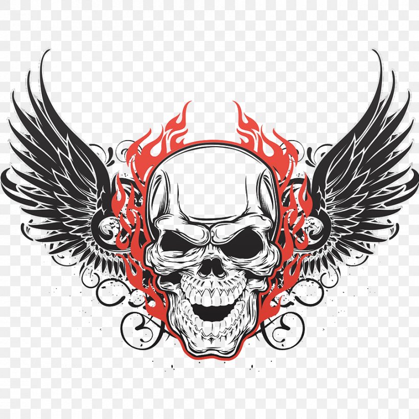 Human Skull Symbolism Wing Tattoo Skull Art, PNG, 900x900px, Human Skull Symbolism, Bone, Butterfly, Skull, Skull Art Download Free