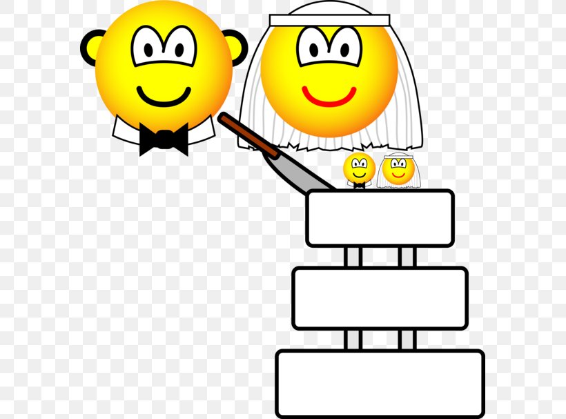 Smiley Emoticon Wedding Cake Clip Art, PNG, 587x607px, Smiley, Area, Blog, Bride, Cake Download Free