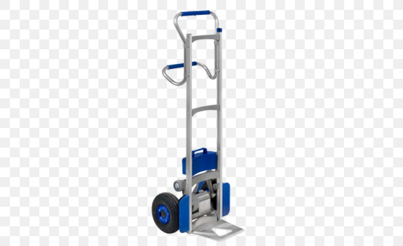 Stairclimber Stairs Hand Truck Stair Climbing Transport, PNG, 500x500px, Stairclimber, Climbing, Cylinder, Electric Blue, Electric Motor Download Free