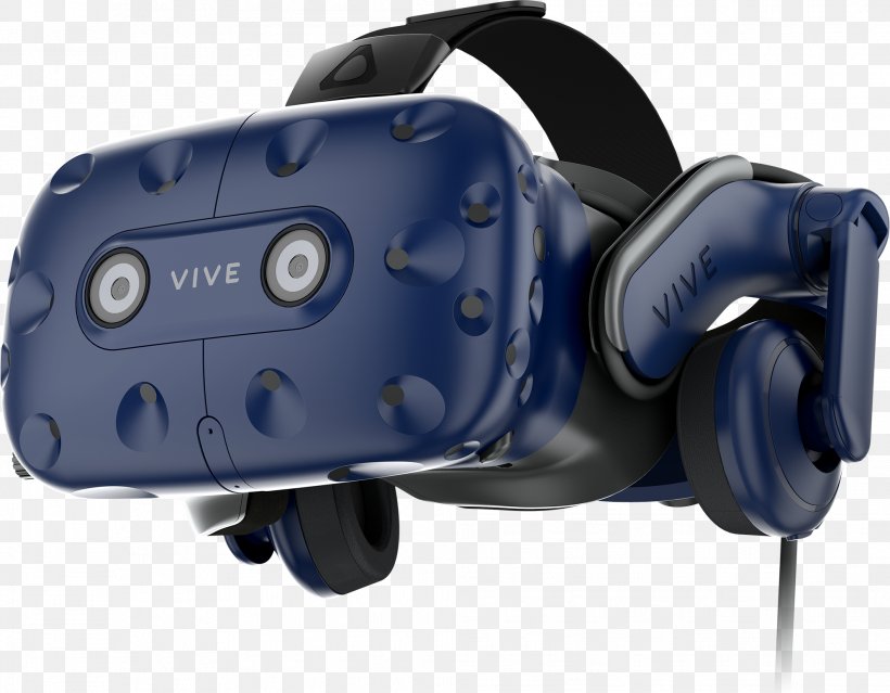 HTC Vive Pro HMD Head-mounted Display Virtual Reality Headset, PNG, 1987x1549px, Htc Vive, Audio, Audio Equipment, Display Resolution, Hardware Download Free