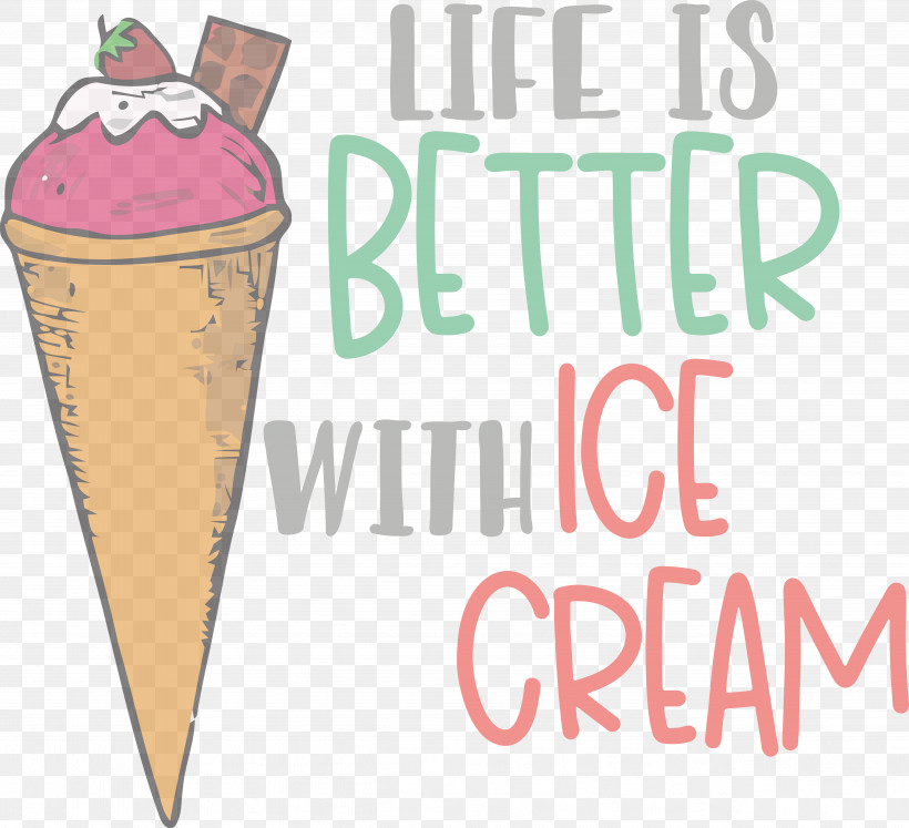 Ice Cream, PNG, 4999x4554px, Ice Cream Cone, Cone, Geometry, Ice Cream, Line Download Free