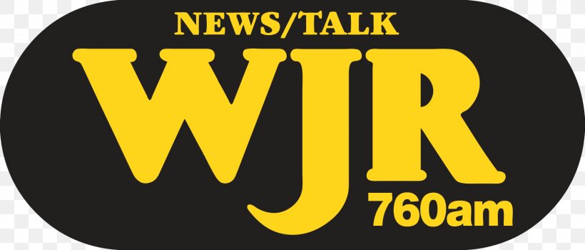 Logo WJR Detroit AM Broadcasting KJLO-FM, PNG, 1691x722px, Logo, Am Broadcasting, Area, Brand, Detroit Download Free