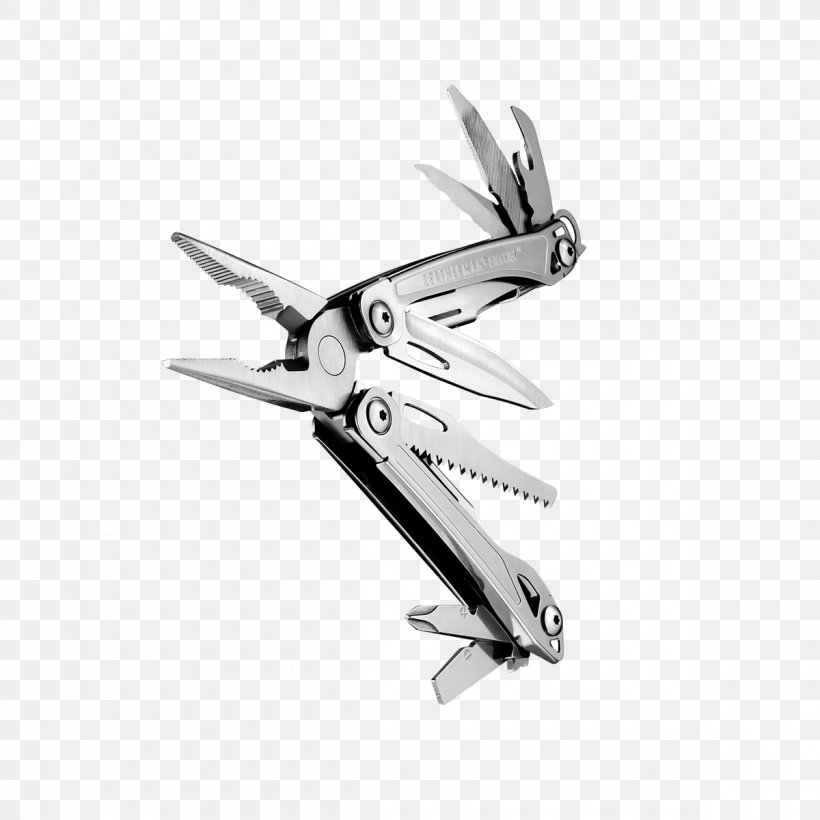 Multi-function Tools & Knives Leatherman Sidekick Multi Tool Leatherman Multi-Tool Leatherman Sidekick Multi-Tool, PNG, 1200x1200px, Multifunction Tools Knives, Black And White, Cold Weapon, Hardware, Knife Download Free