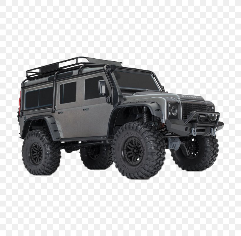Land Rover Defender Traxxas TRX-4 Scale And Trail Crawler Rock Crawling Four-wheel Drive, PNG, 800x800px, Land Rover Defender, Auto Part, Automotive Carrying Rack, Automotive Exterior, Automotive Tire Download Free