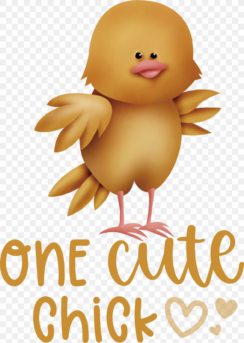 One Cute Chick Easter Day Happy Easter, PNG, 2133x3000px, Easter Day, Beak, Birds, Cartoon, Character Download Free