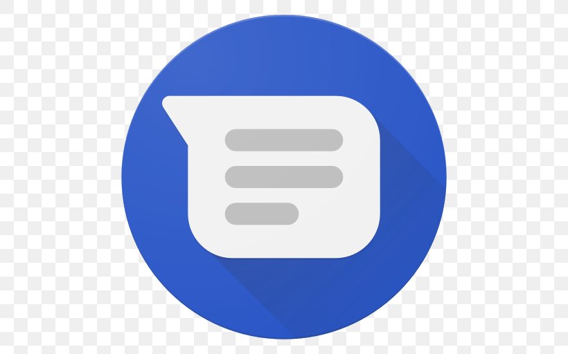 Android Rich Communication Services Google Text Messaging, PNG, 512x512px, Android, Blue, Brand, Electric Blue, Facebook Messenger Download Free