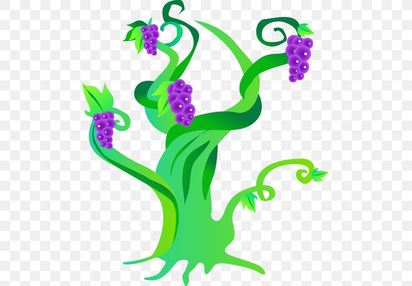 Grape Vine Tree, PNG, 491x570px, Grape, Art, Branch, Fictional Character, Flora Download Free