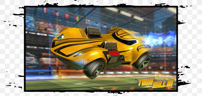 Rocket League Hot Wheels Twin Mill PlayStation 4 Hot Wheels: World's Best Driver, PNG, 1680x805px, Rocket League, Advertising, Art, Automotive Design, Car Download Free