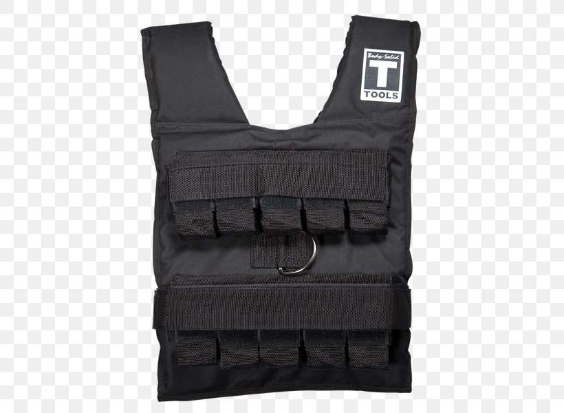Gilets Waistcoat Harbinger 7362200 HumanX Weight Vest, 40 Lb. Body Solid Tools Weighted Vest GIUBBOTTI Zavorrati (Weight Vest), PNG, 600x600px, Gilets, Black, Exercise, Outerwear, Pocket Download Free