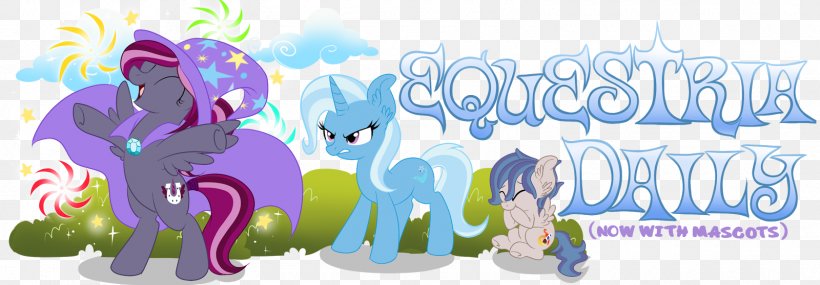 Pony Equestria Daily Logo Vertebrate, PNG, 1600x558px, Pony, Advertising, Art, Brand, Computer Download Free