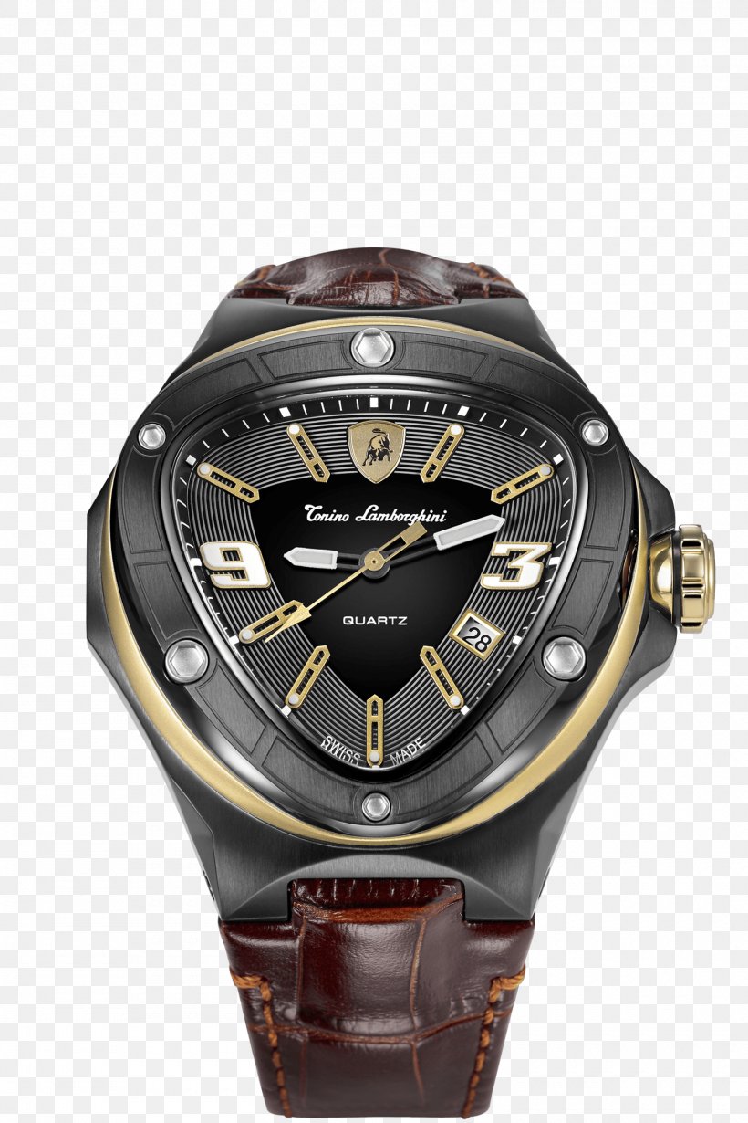 Watch Lamborghini Strap Chronograph Corum, PNG, 1500x2250px, Watch, Bracelet, Brand, Brown, Chronograph Download Free